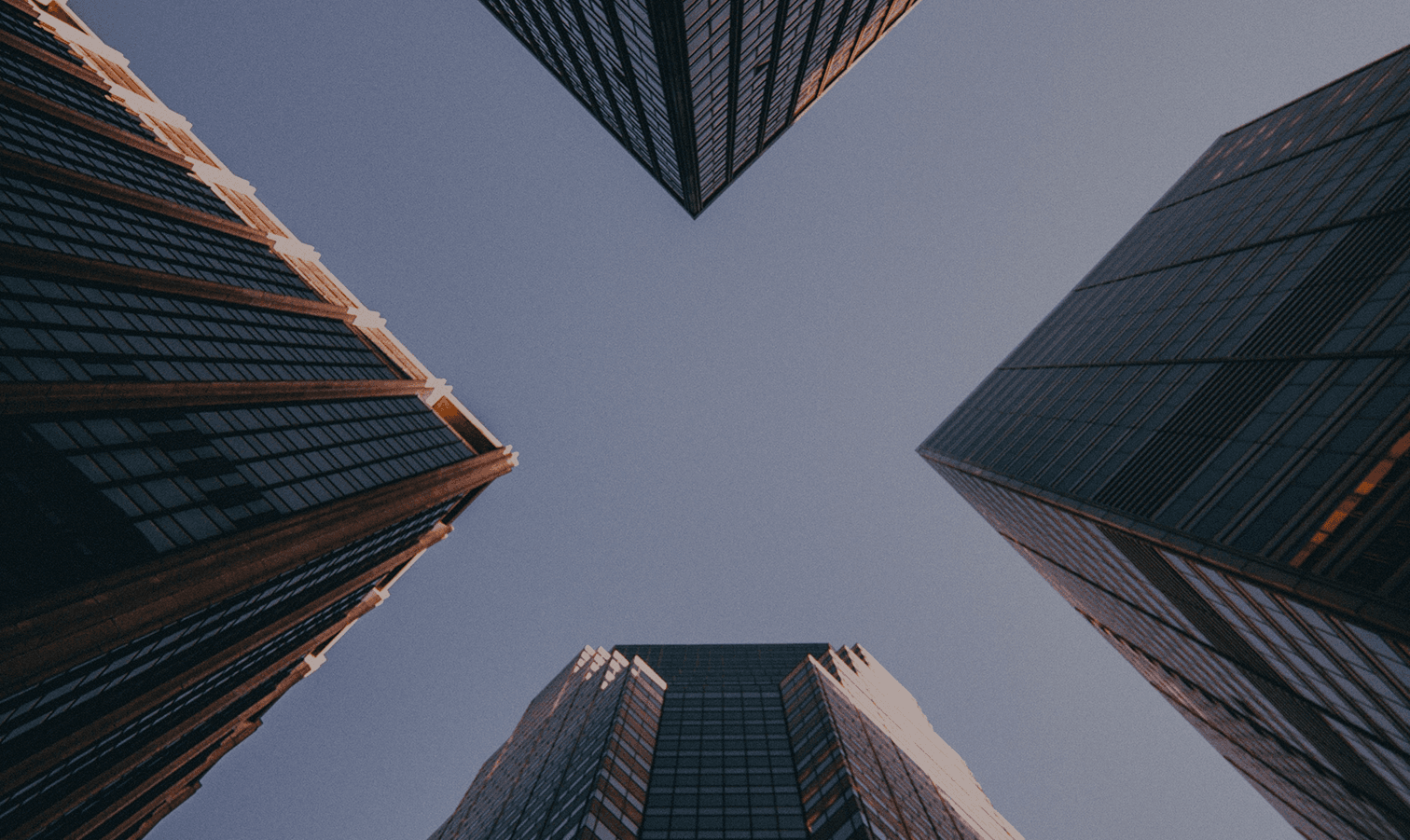 Hero background showing modern buildings